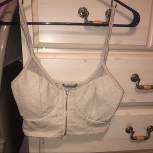 Charlotte Russe Cropped Tank Top